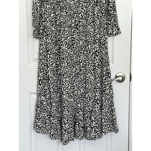 Mare Mare Anthropologie Lynda Leopard Print Maxi Dress - Picture 13 of 15